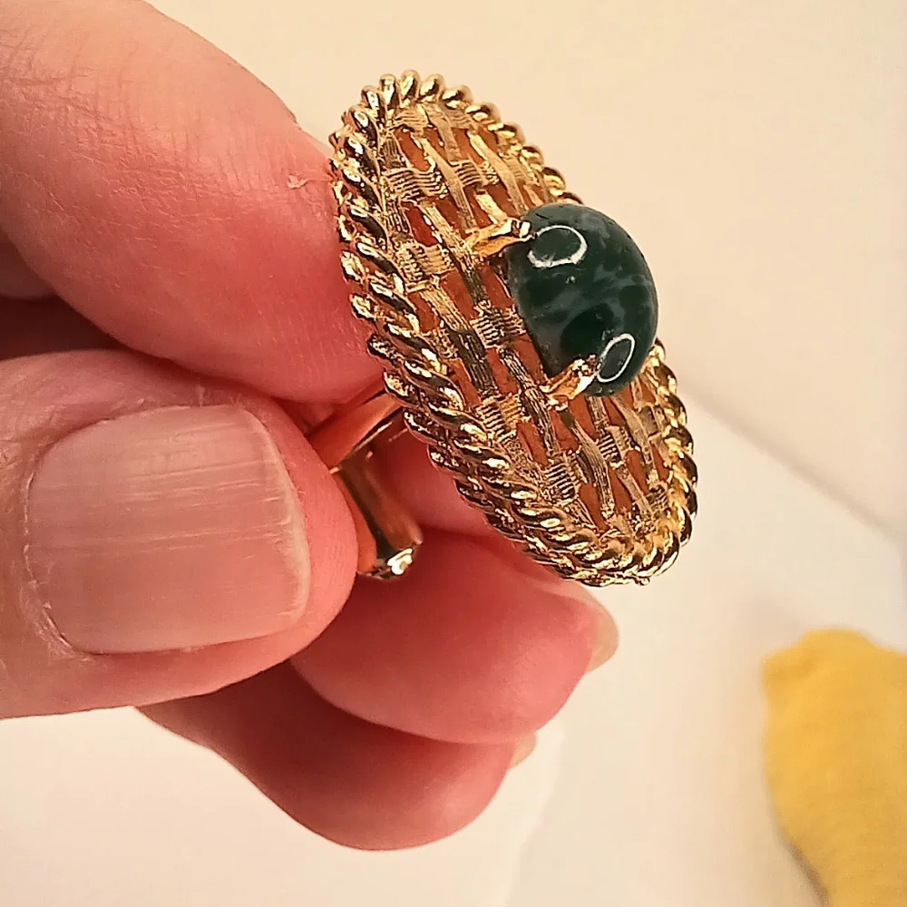 Men's Cufflinks, Jadeite-Omphacite